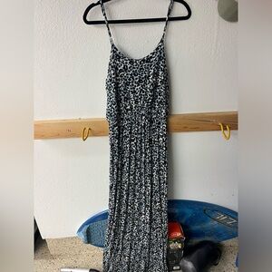 Lush Black and White Maxi Dress
